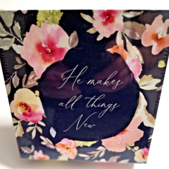 He Makes All Things New: Deorative Plaque NEW - Picture 3 of 3